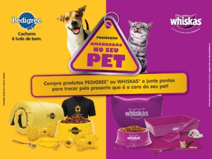Dabster ativa Pedigree e Whiskas com brindes no PDV