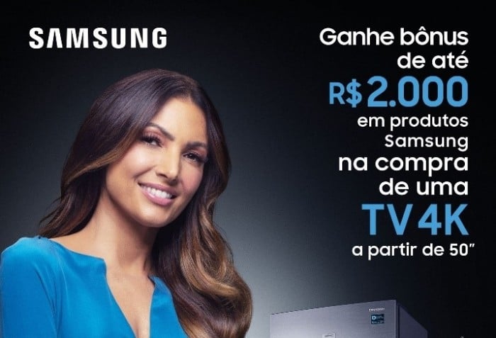 Patrícia Poeta estrela campanha da Samsung