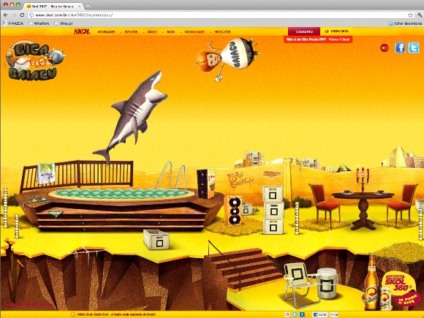 "Bica no Baiacu" no web game da Skol 360