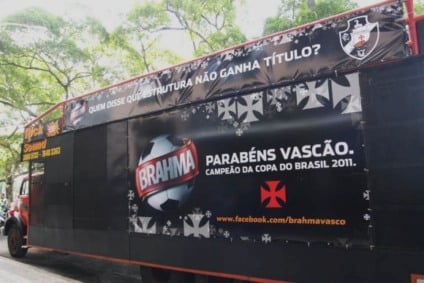 Brahma recebe Vasco da Gama com festa