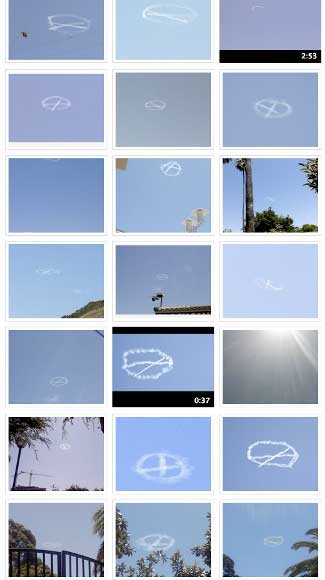 Skywriting promove filme do X-Men nos EUA
