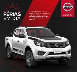 Ação promo da Nissan sorteia uma Frontier Attack