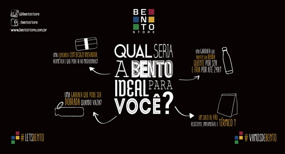 Bento Store divulga nova loja com tapume interativo