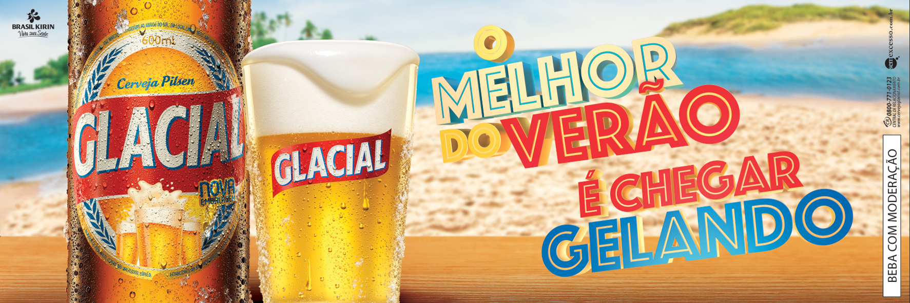 Cerveja Glacial traz campanha de Verão com a dupla sertaneja Bruno & Barreto