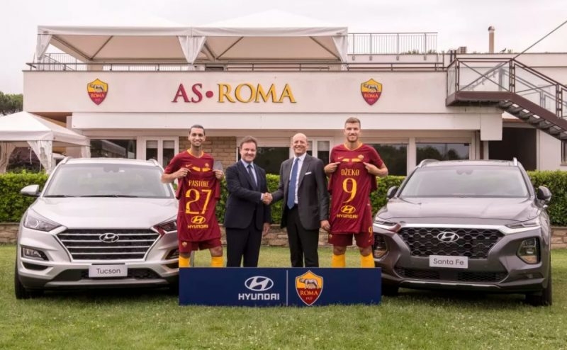 Hyundai é a nova parceira da AS Roma