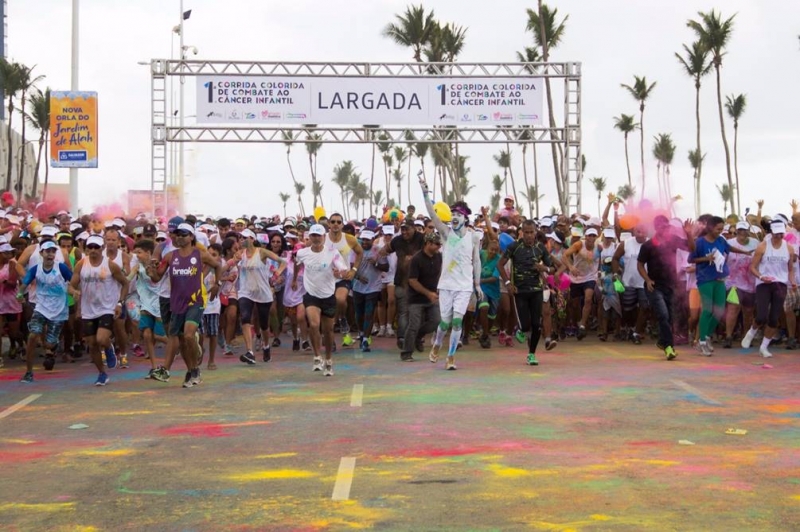 Vem aí a I Corrida Colorida de Combate ao Câncer Infantil de Simões Filho