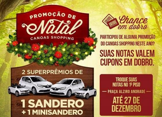 Renault Sandero e minicarro elétrico na promo do Canoas