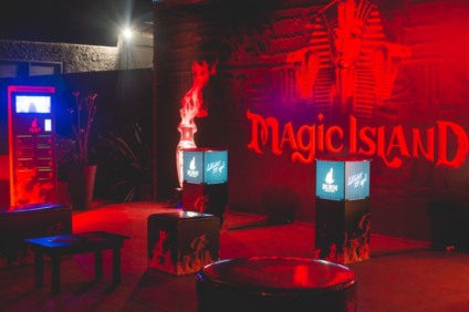 Burn é o energético oficial da Magic Island