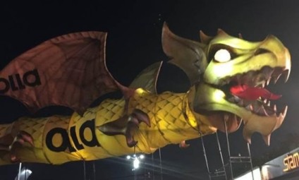 Dragão de Olla ganha vida no RiR