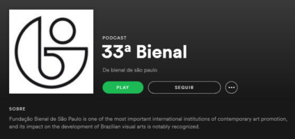 Spotify é o player oficial da Bienal de São Paulo Spotify é o player oficial da Bienal de São Paulo