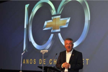 Evento para convidados vips marca 100 anos da Chevrolet