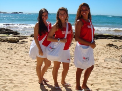 Equipe de Eventos comanda "Jogue Lixo no Lixo"