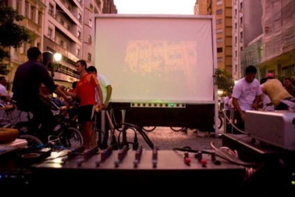 Bicicletas e cinema no Natal do HSBC
