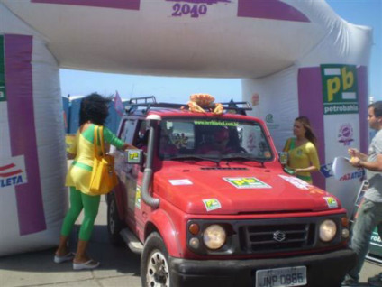 Atabaq com ações promo para PetroBahia no Rally do Batom