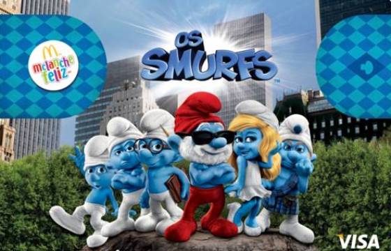 Smurfs invadem o McDonald’s