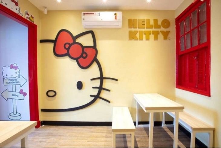 Hello Kitty ganha restaurante temático na Liberdade