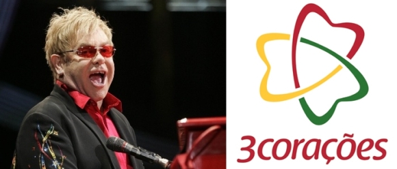 Elton John e 3corações no estádio do Mineirão