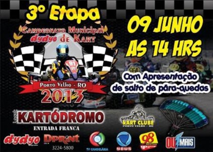 Terceira etapa do Campeonato de Kart agita Rondônia