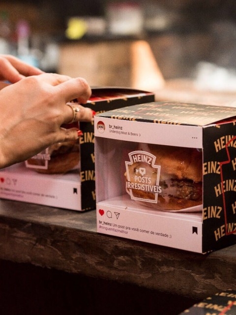 Post do Instagram se transforma em delivery para o seguidor da Heinz