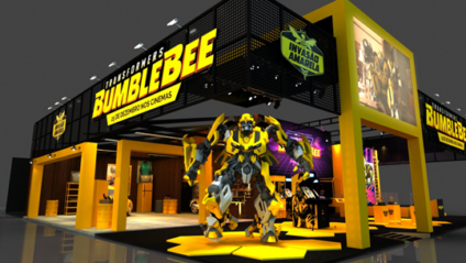 Hasbro traz estande de Transformers Bumblebee à CCXP 2018