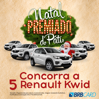 Pátio Brasil sorteará cinco carros na promoção de Natal