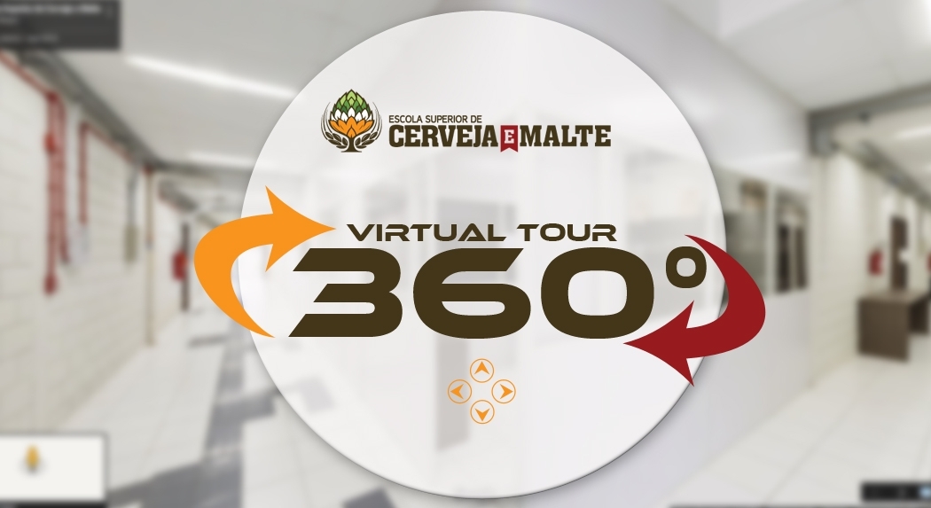 Visitantes podem fazer tour virtual pela Escola Superior de Cerveja e Malte