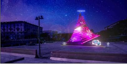 Grupo Planet e Oppo criam a primeira Árvore de Natal Inteligente