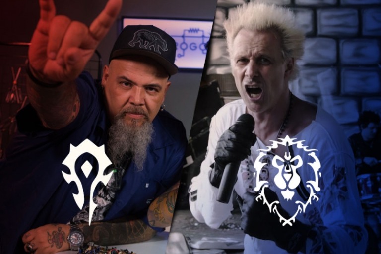 Supla e João Gordo se enfrentam durante #WarcraftRocks na Paulista