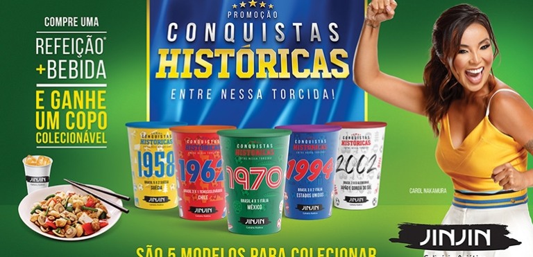 Compre e ganhe na ação promocional da Jin Jin