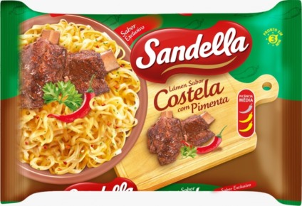 Sandella lança sabor exclusivo de macarrão instantâneo