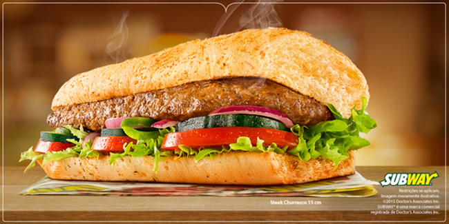 Subway distribui cupons com até 50% de desconto para usuários do Facebook