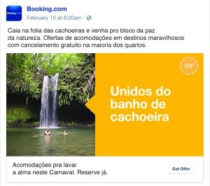 Booking ajuda os foliões atrasados do carnaval