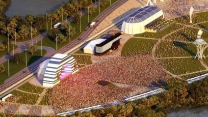 Tem início construção da Cidade do Rock