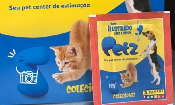 Petz e Panini lançam álbum de figurinhas de cães e gatos