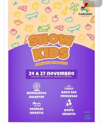 Evento promove a moda infantil no Caruaru Shopping