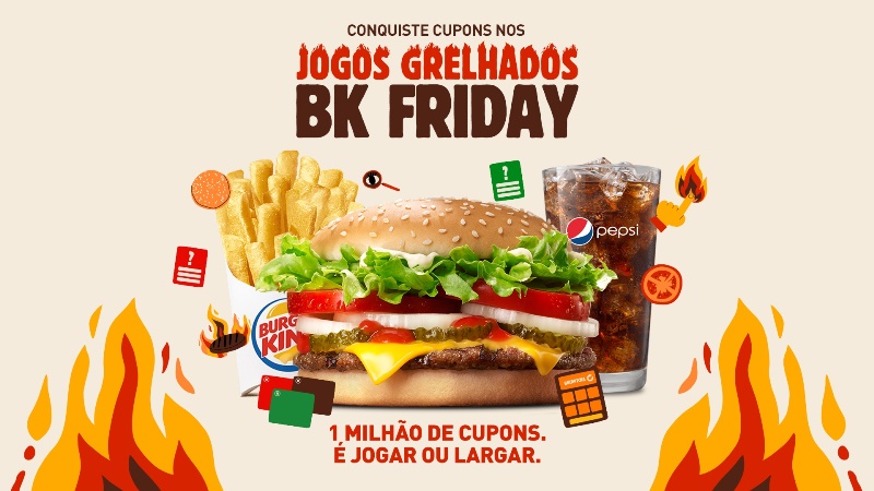 Vem aí os jogos grelhados com o BK Friday