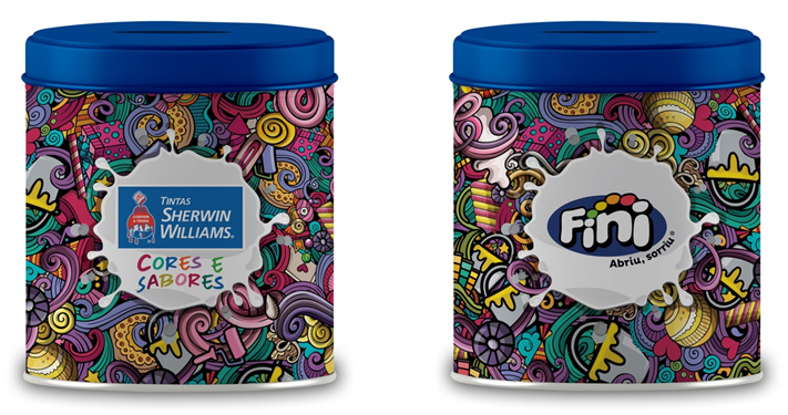 Sherwin-Williams e Fini presenteiam clientes na campanha "Cores e Sabores" Sherwin-Williams e Fini presenteiam clientes na campanha "Cores e Sabores"