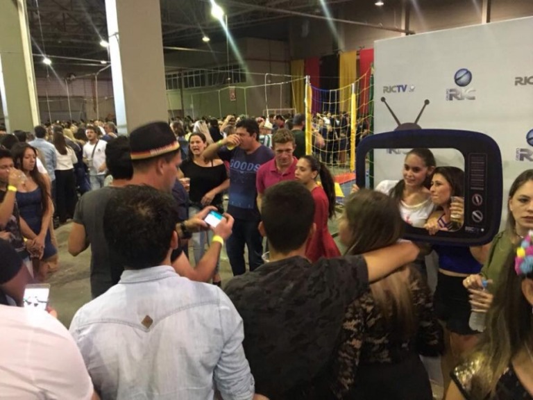 Record TV esteve na primeira Oktoberfest de Chapecó