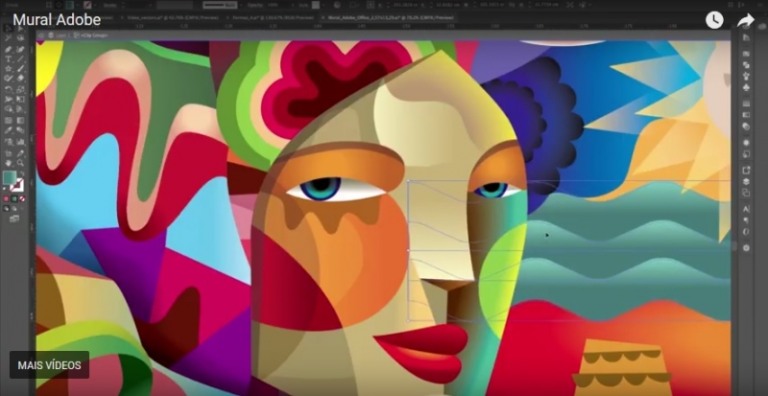 Sede de operação latino-americana da Adobe ganha mural