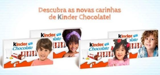 Kinder anuncia próximos rostinhos de suas embalagens