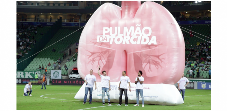 Torcedores do Palmeiras ativam #RespireAgosto