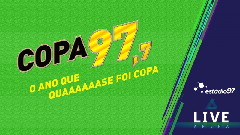 Live Arena e Energia 97 FM apresentam a Copa 97,7