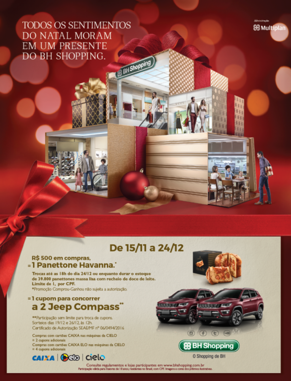 Tom Comunicação assina campanha de Natal do BH Shopping