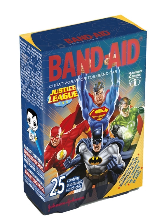 Band-Aid cria linha inédita da Liga da Justiça