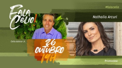 Nathalia Arcuri é a atração do programa Fala Celio!