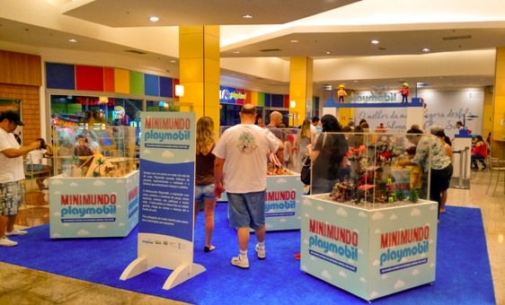 Minimundo Playmobil chega ao Shopping Plaza Sul