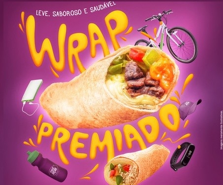 Mais de 5 mil prêmios no "Wrap Premiado" do Fast Açaí