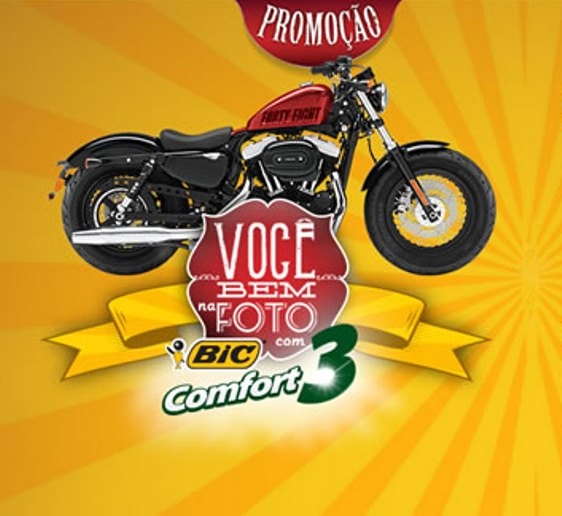 Bic apresenta "Você bem na foto com Bic Comfort 3"