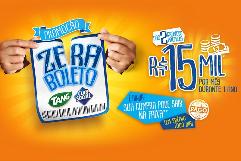 Club Social e Tang lançam promoção Zera Boleto