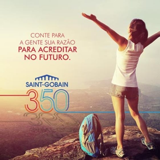 Saint-Gobain busca frases inspiradoras para um futuro melhor